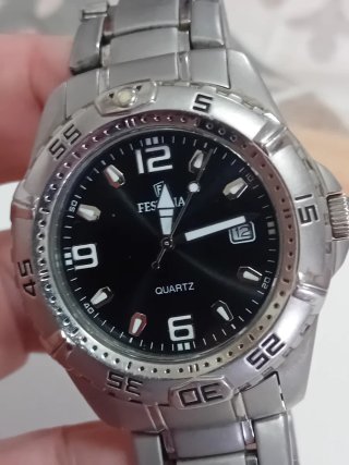 Orologio Festina Uomo Quarzo Nero Argento