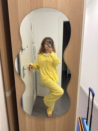 Conjunto de Lino Amarillo