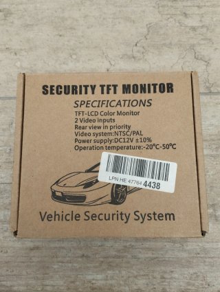 Monitor TFT para Coche