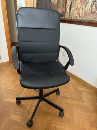 Silla de escritorio Ikea negra