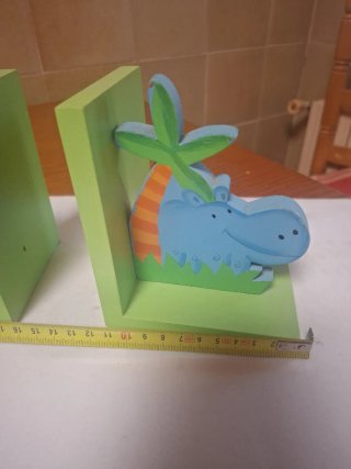 Sujetalibros infantiles hipopótamo