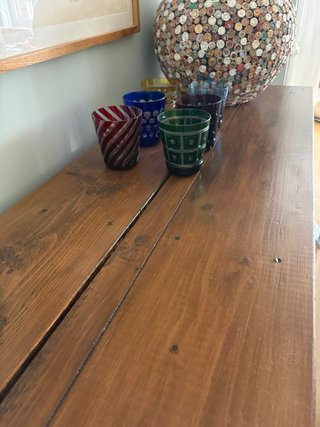 Mobile credenza con scatole in legno