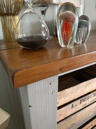 Mobile credenza con scatole in legno