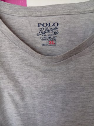 Camiseta Polo Ralph Lauren Gris Talla XL