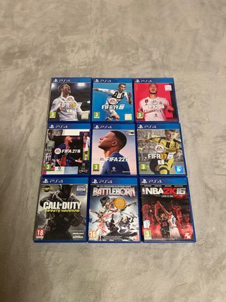 Lote de 9 Juegos para PlayStation 4 (PS4)
