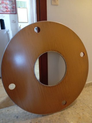 Tarima redonda para mesa camilla de 90cm
