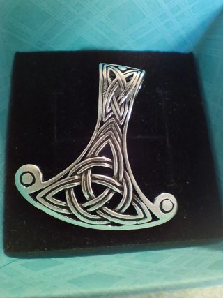 Colgante Hacha Vikinga de Plata 925