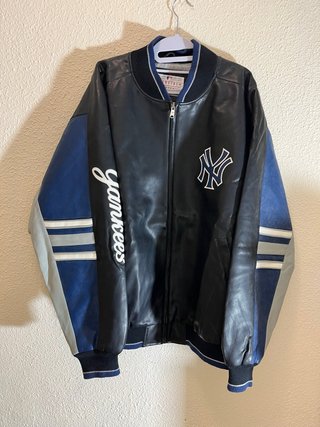 Chaqueta Yankees Cuero Vintage