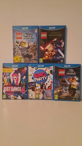 Lote di 5 Videogiochi per Wii U