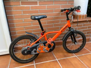 Bicicleta infantil B'TWIN 16 - Naranja