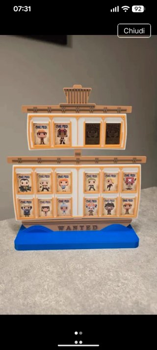 Espositore Funko Pop One Piece Wanted