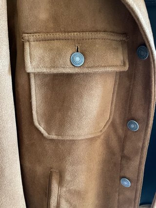 Chaqueta de hombre color marrón