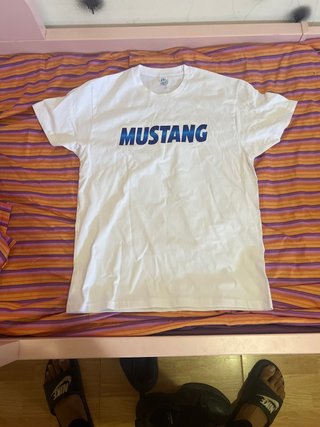 Camiseta Mustang Shelby Blanca Talla S