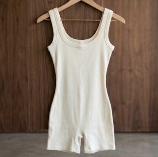 Skims - Mono corto pijama beige