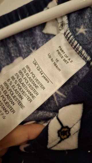Pijama Harry Potter Niña Talla 13-14 Años o Small