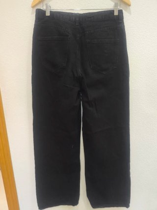 Pantalón Vaquero Negro con Brillos
