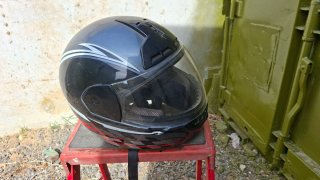 Casco de Moto Integral Negro