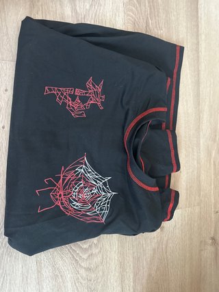 Jersey Negro con Estampado Talla S