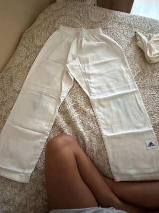 Traje artes marciales Adidas blanco