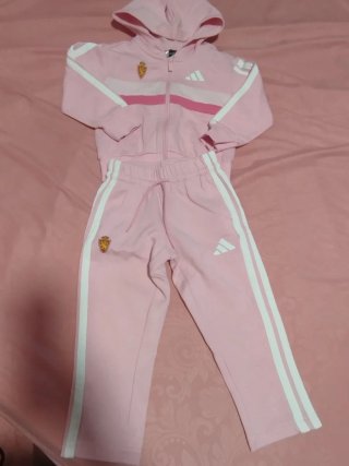 Chándal Adidas Real Zaragoza Rosa Niña