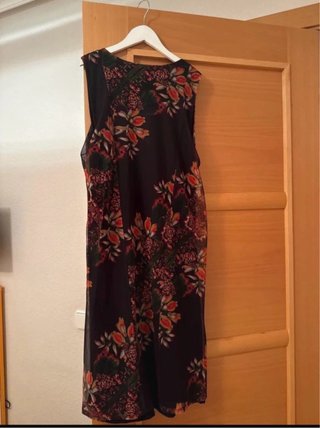 Vestido Verano Desigual Negro Multicolor