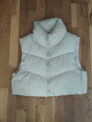 Chaleco Stradivarius Beige Talla S