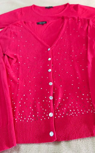 Conjunto Jersey y Chaqueta Rojo