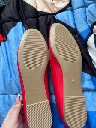 Bailarinas Rojas TEX Talla 40