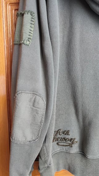 Sudadera con capucha Free Base verde