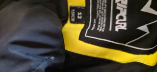 Conjunto de esquí rosa y amarillo 12-14