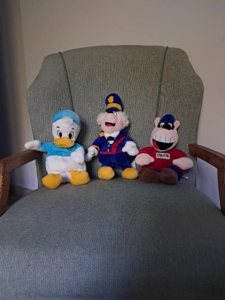 Set 3 Peluche Disney con Cerniera