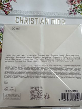 Crema Corporal Dior J'adore Les Adorables
