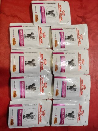 Lote 9 sobres Royal Canin Renal