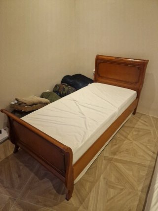 Cama 90x190 con 2 colchones