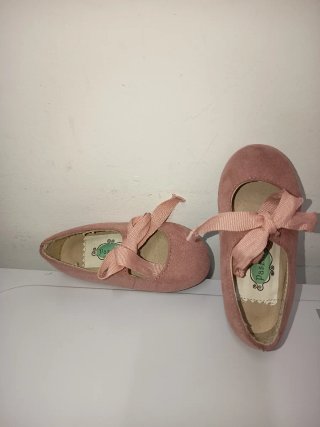 Zapatos de niña Papanatas rosas TALLA 20