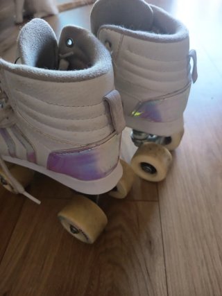 Patines Oxelo 4 talla 34 Ruedas Blancos