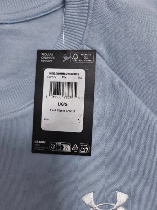 Sudadera Under Armour Azul Talla L.