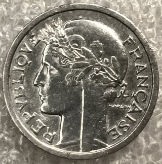 Moneda 1 Franco 1949 Francia Marianne