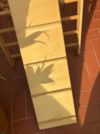 Triángulo Pikler PLEGABLE con RAMPA de Madera