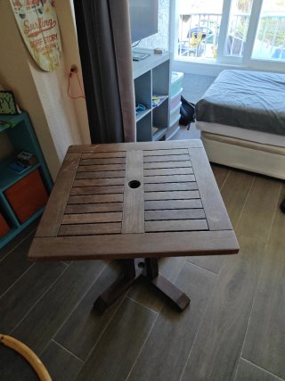 Mesa de Exterior de Madera