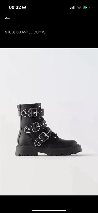 Botas Negras Zara Talla 36