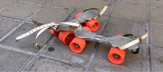 Patines metálicos ajustables vintage