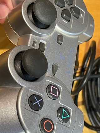 Mando Original PS2 DualShock 2 Plata