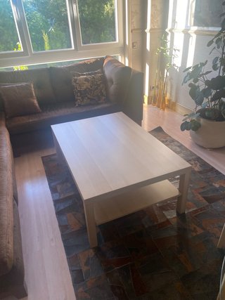 Mesa de centro IKEA de madera