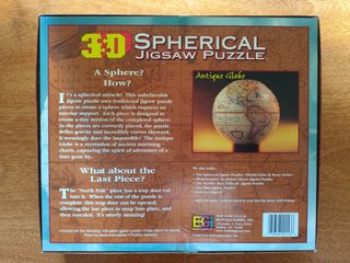 Puzzle 3D Esfera Antigua Globe