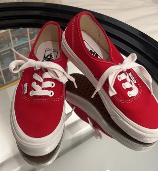 Zapatillas Vans Rojas Mujer