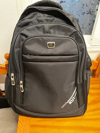 Mochila JINGPIN Negra Grande y Resistente