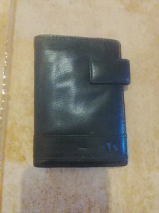 Cartera Billetera Caballero Piel Negra