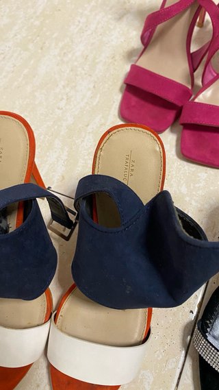 lote de zapatos y sandalias de mujer!