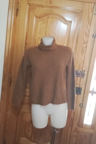 Jersey de lana marrón Talla XS_S